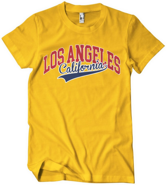 Los Angeles California T-Shirt Gold