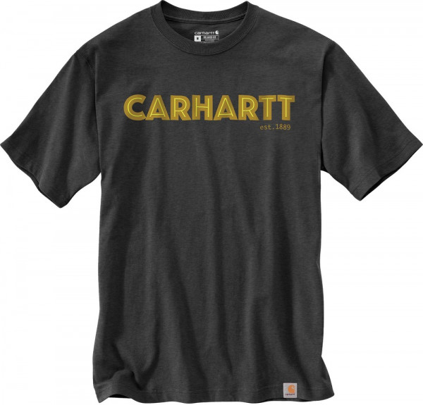 Carhartt Logo Graphic S/S T-Shirt Carbon Heather