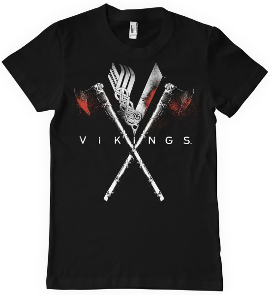 Vikings Axes T-Shirt Black