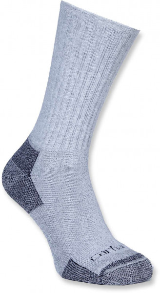 Carhartt Socken All Season Baumwolle Crew Work Sock (3 Pack) Gray
