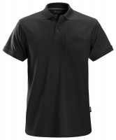Snickers Klassisches Poloshirt Schwarz