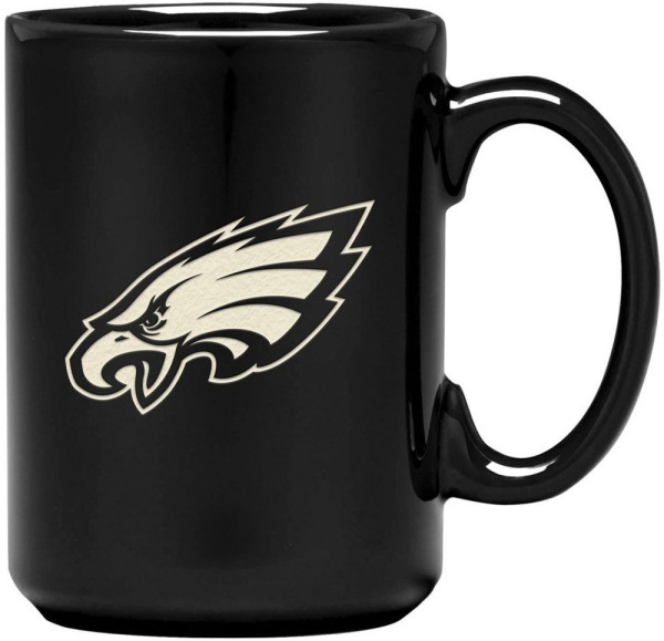 Philadelphia Eagles Laser Etched Sand Curved Mug