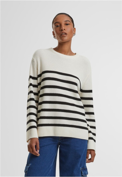 Urban Classics Damen Ladies Rib Striped Sweater TB6895