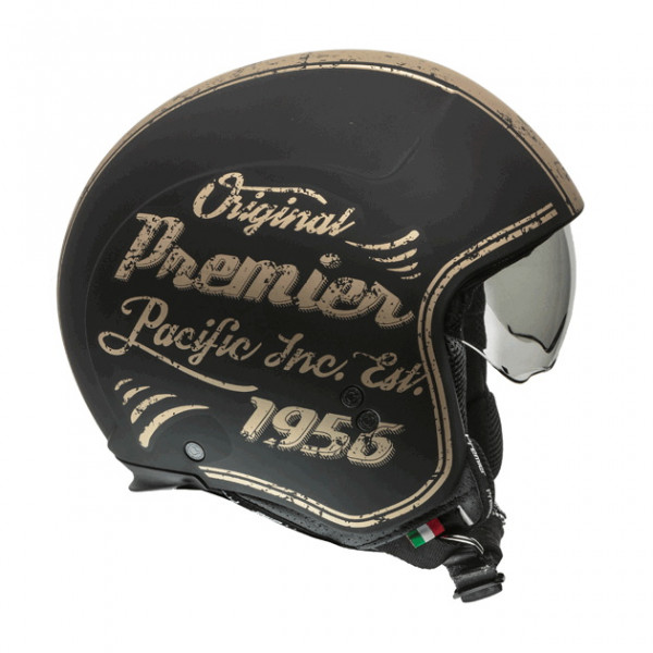 Premier Motorrad Helm Rocker Helme Or 19 Bm Black