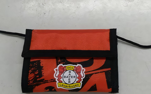 Bayer 04 Leverkusen Geldbörse zum Umhängen Fussball Rot/Schwarz